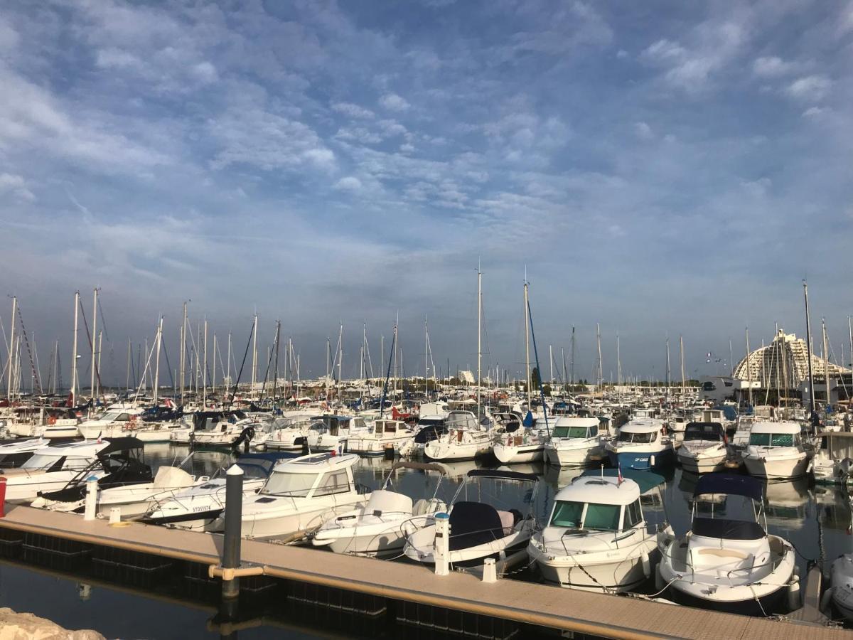 Studio 2-3 Pers Parking Clim Vue Port Et Mer La Grande-Motte Exterior photo